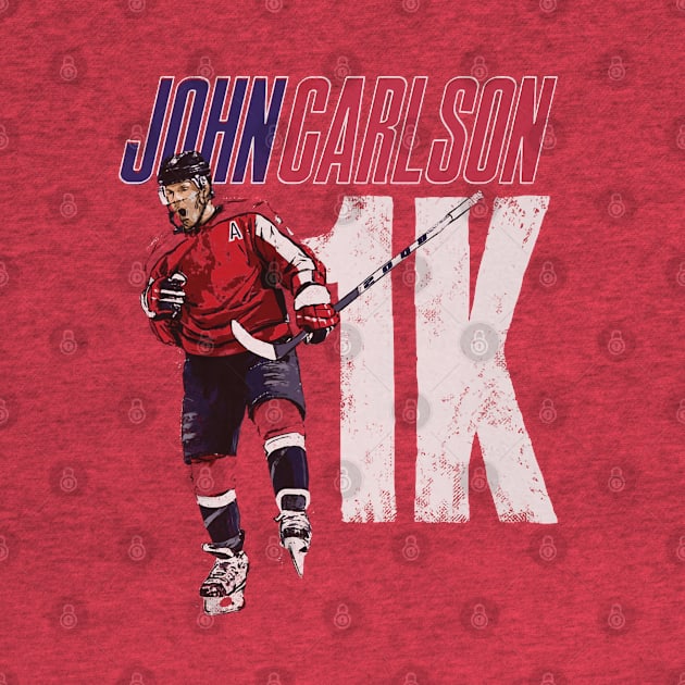 John Carlson Washington 1000 Games by artbygonzalez